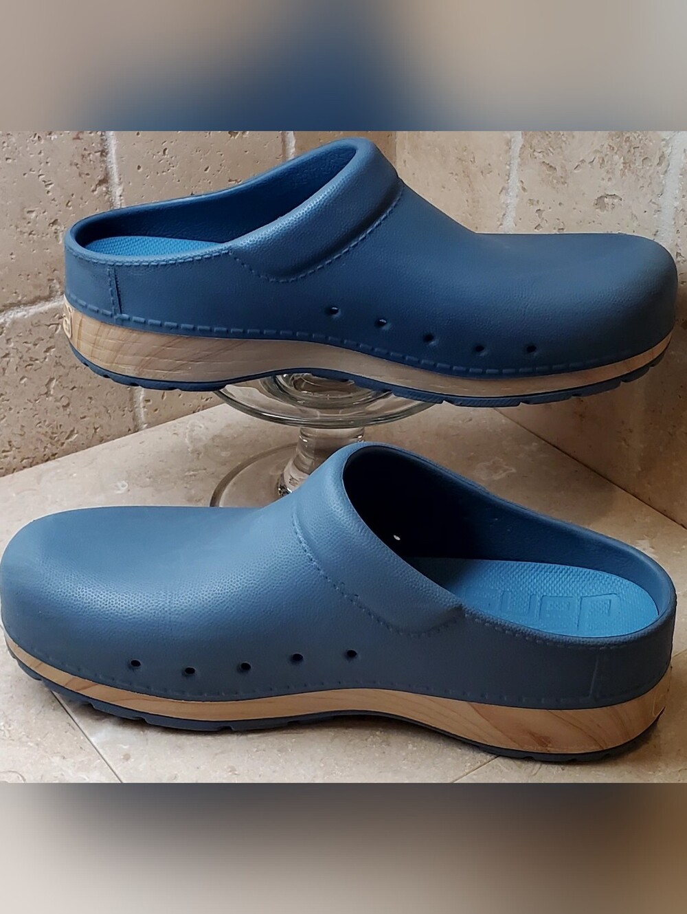 Dansko Kane Molded Comfort Blue Clogs Women's Size 40 US Size 9.5 - 10